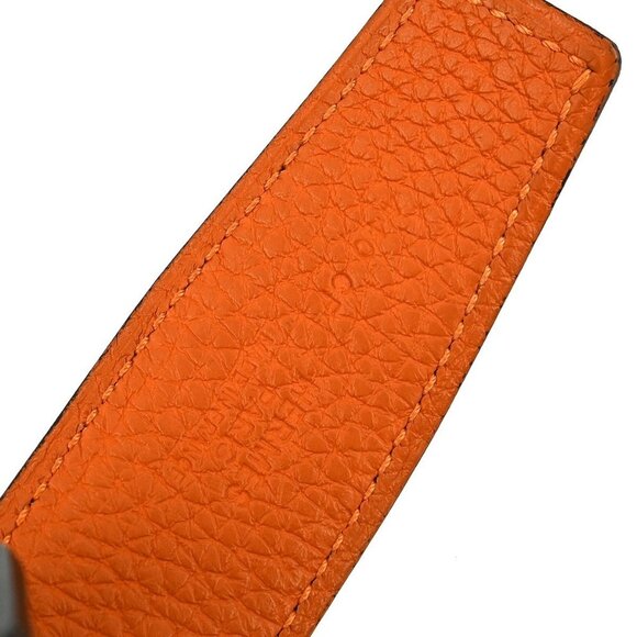 Hermes Black Box Calf Constance Reversible Belt Small Good - Picture 8 of 9